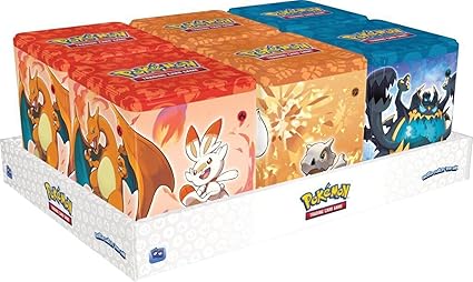 Pokemon TCG: Stacking Tin Fighting - FIRE - Darkness Pokemon TCG: Stacking Tin Fighting - FIRE - Darkness
